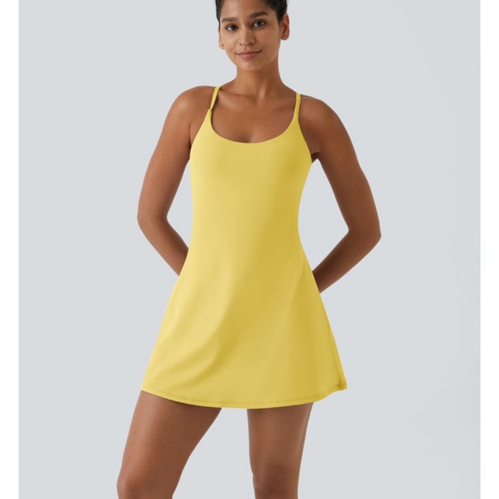 HALARA Yellow Mini Dress